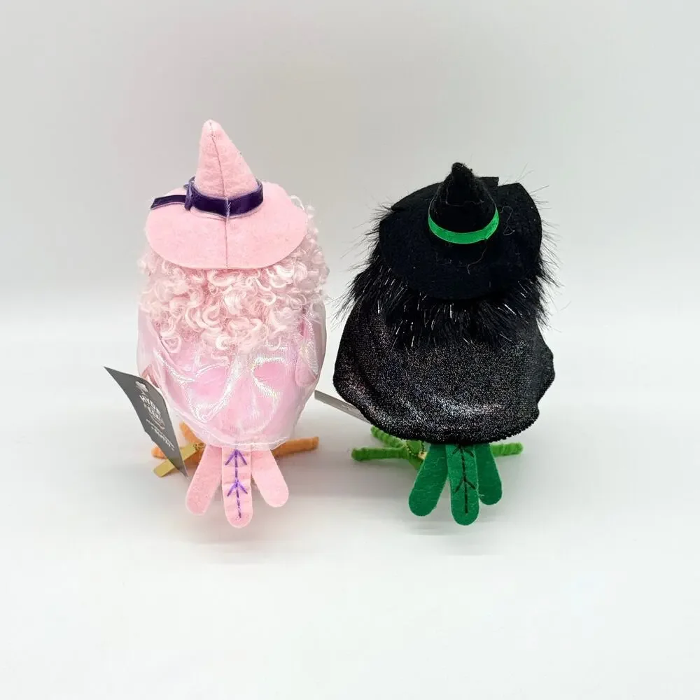 2 Target Featherly Friends Wicked Glitzy & Gloomer Good Bad Witch Halloween Bird